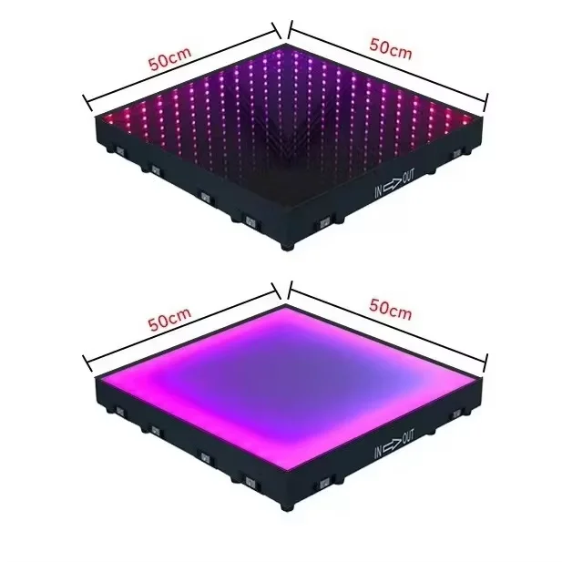 Dance Floor Lamp Video Led Colorful For Ballet Led Shipping Included Transparent Led Beam Lights Led Panel Led Wedding Floral