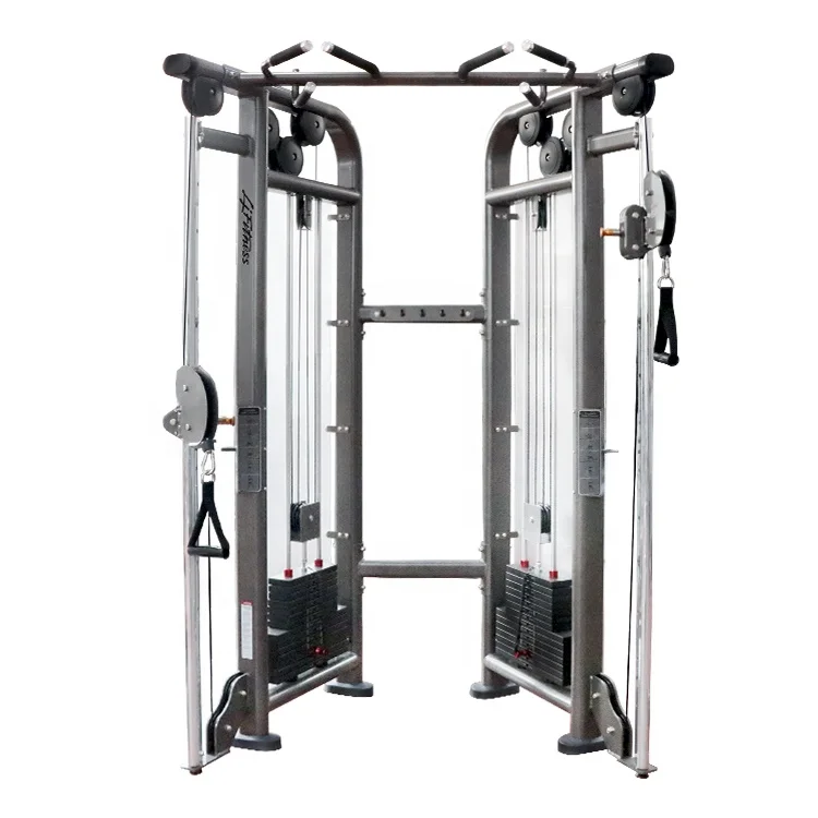 Commercial indoor new design dual adjustable pulley system functional trainer gym fitness machine