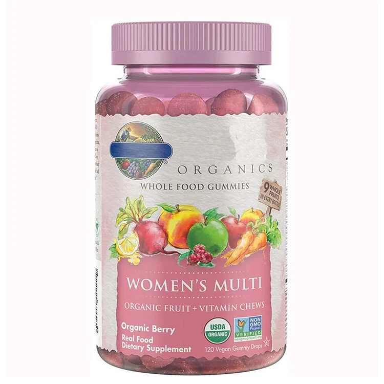 Private Label Vegan Organic Skin Nail Supplement Hair Growth Whole Food Multi Vitamins Gummies For Women Men Prenatal And Kids