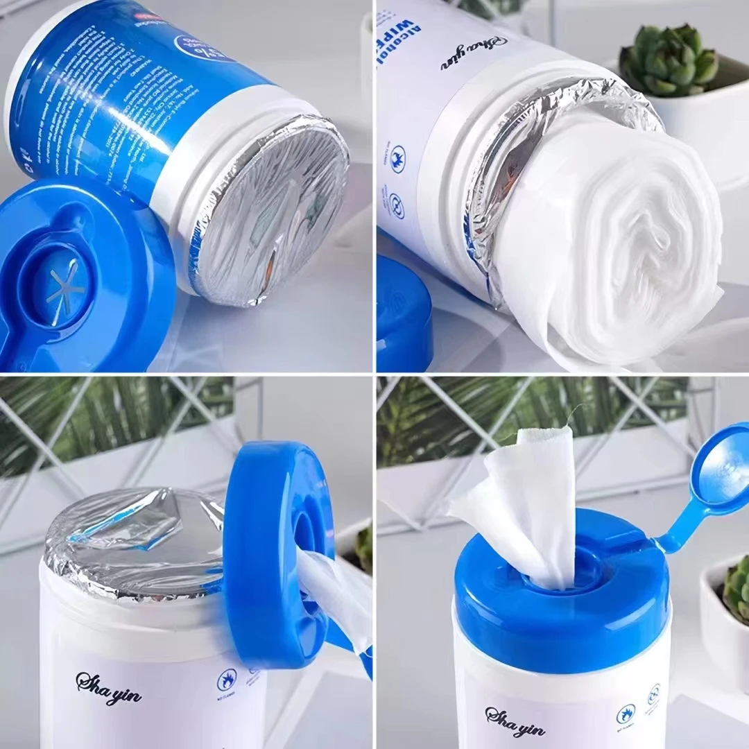 Barreled 75% alcohol wipes OEM/ODM