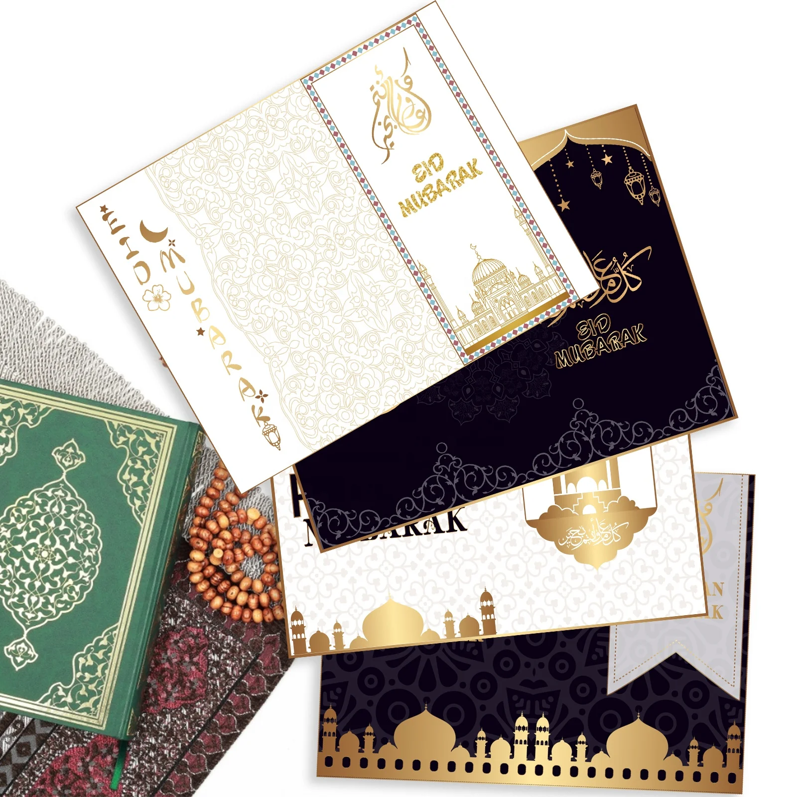 HK004 Eid Mubarak mulim Ramadan Party пригласительные на стол открытки место поздравительные и конверты украшения принадлежности для вечеринок