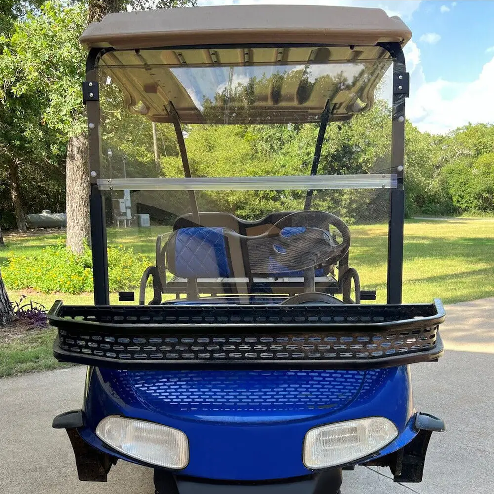 For EZGO RXV 2008-UP Foldable Polycarbonate Tinted Golf Cart Windshield