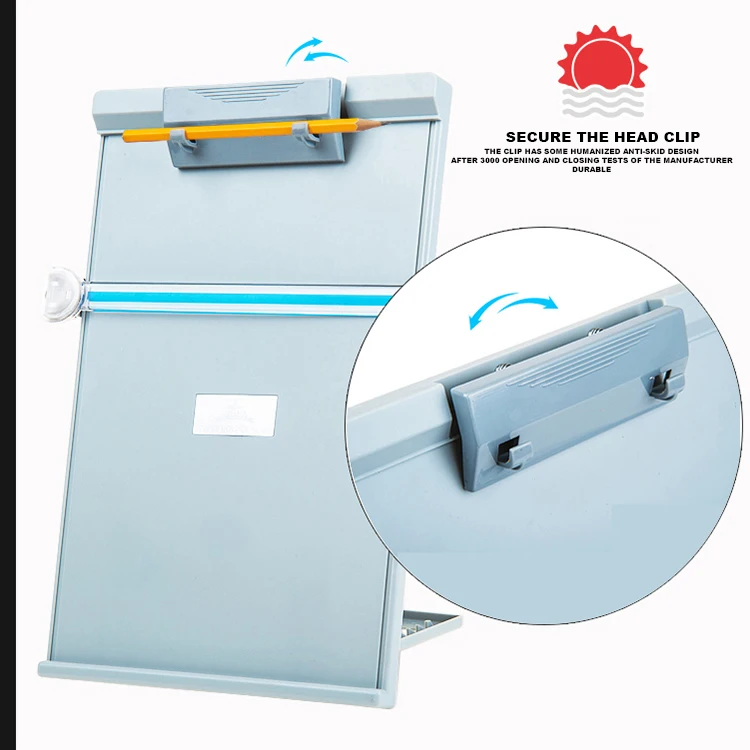 Book Stand Adjustable Book Holder Tray and Cookbook Reading Desk Portable Sturdy Lightweight