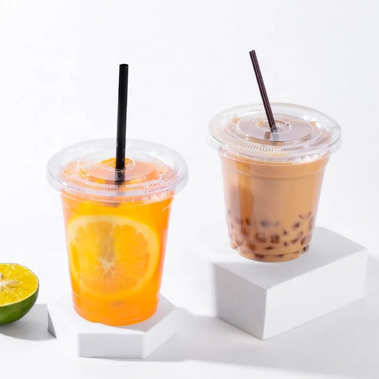 Hongkai PET cup 92 мм 7 унций 9 10 12 14 milktea custom LOGO печатные холодные кофейные чашки