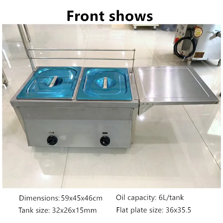 Promotion Price Commercial Deep Fryer Gas Commercial Deep Fryer lpg Deep Fryer For Chips Frying