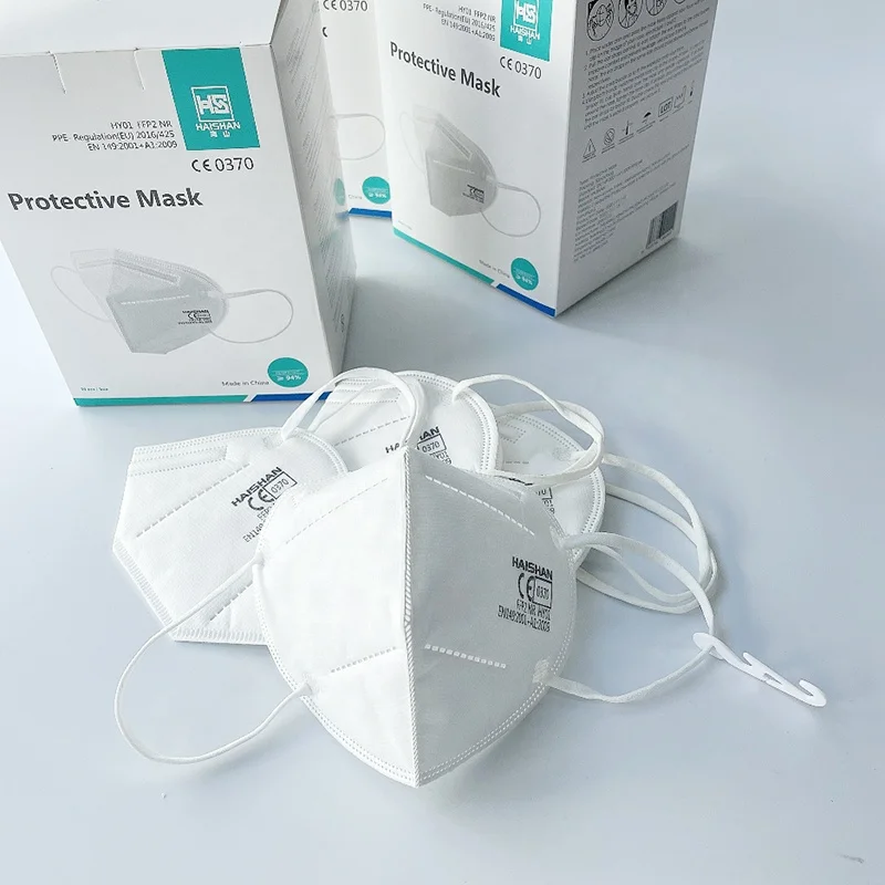 FFP2 высокое качество одноразовые маски от китайского поставщика, есть CE & iso Сертифицированный 4-слойная белая гражданского маски для лица