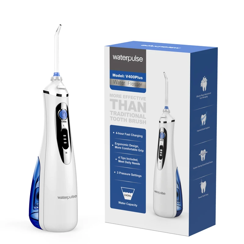 Портативный ирригатор Waterpulse V400PLUS, Стоматологический Ирригатор для полости рта, оптовая цена, средства личной гигиены