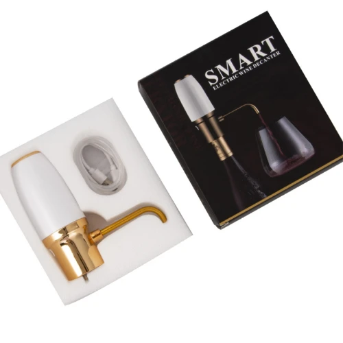 LLX811 Electric Wine Aerator Dispenser Set Bar Accessories One-touch Automatic Wine Decanter Pourer Wine Aeration