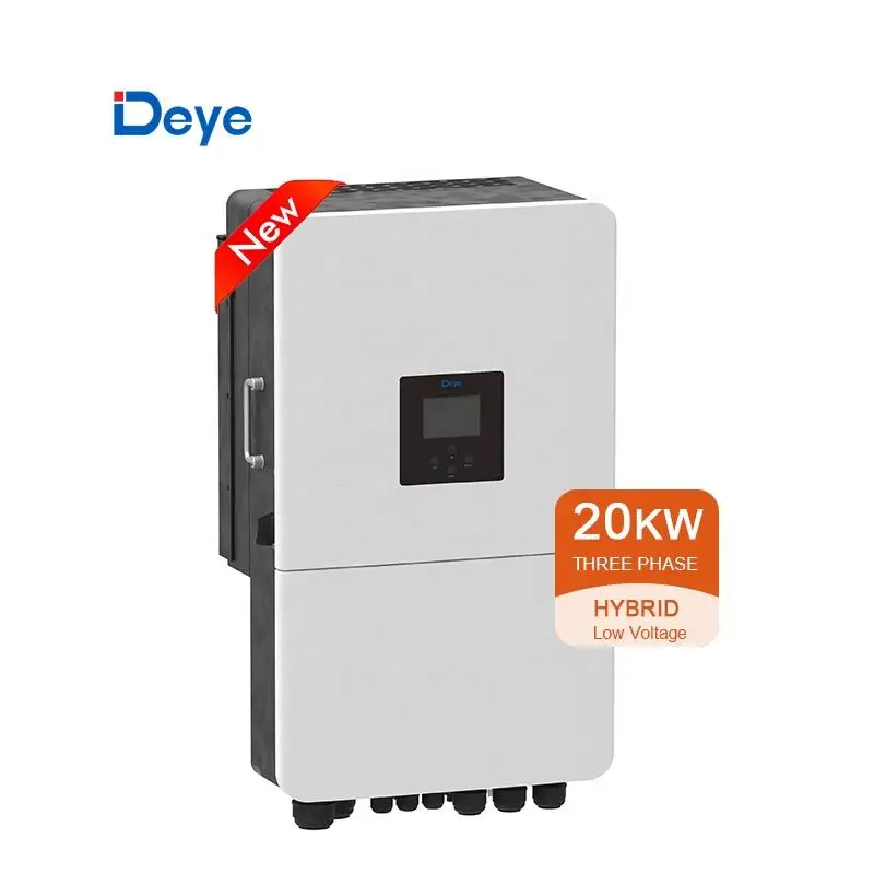 Гибридный инвертор Deye SUN-20K-SG01HP3-EU трехфазный солнечный 20 кВт низкого напряжения