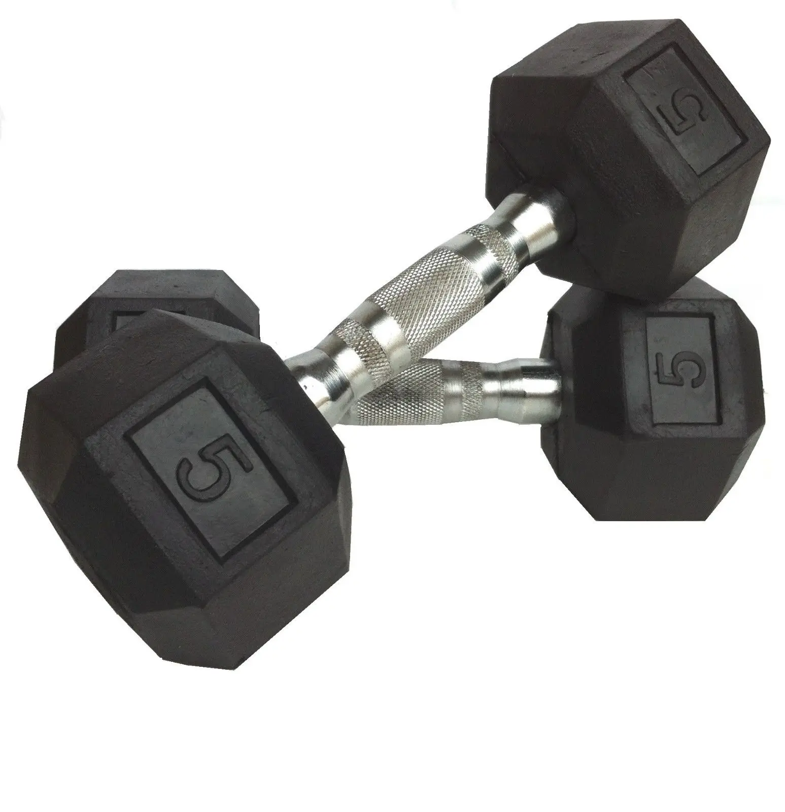 Fitness Equipment 9 kg Cast Iron Rubber Dumbels Set 15 kg Rubber Hex Dumbbell Wholesale Price top quality black hex dumbbell