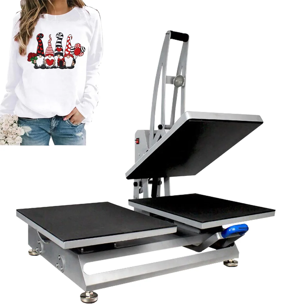 Heat press machine a3 heat press Slide Out  for t-shirt 38*38 sublimation heat press machine