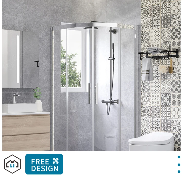 Factory Direct Sale New Design High Quality Sliding Bathroom Enclosure Tempered Glass Shower Room