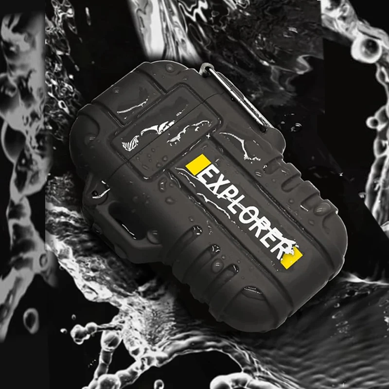 Explorer Lighter Factory Direct Wholesale USB Rechargeable Waterproof Electric Dual Arc Plasma Lighter