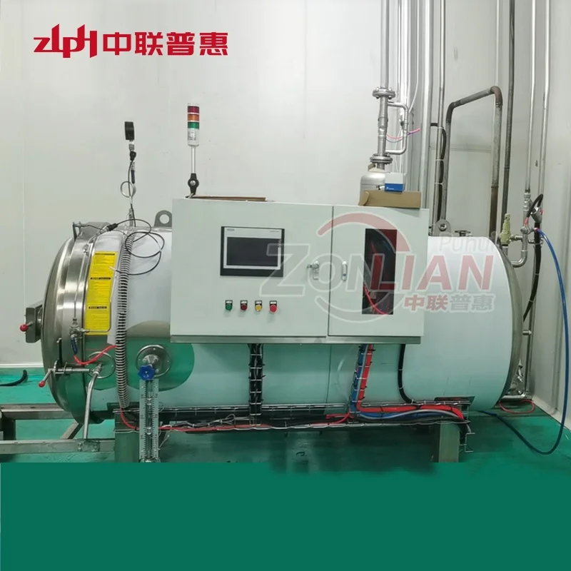 Milk Autoclave Sterilizer Steam Autoclave For Cans and Jars Sterilization Retort Sterilizing Pouch