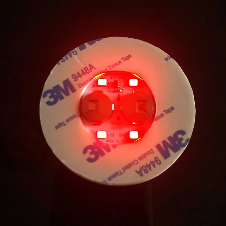 High Quality Bar Party Vase Decoration LED Bottle Glass Beer Cup Mat LED Stickers Drinking Coasters Lighting up Flash Cup Mat