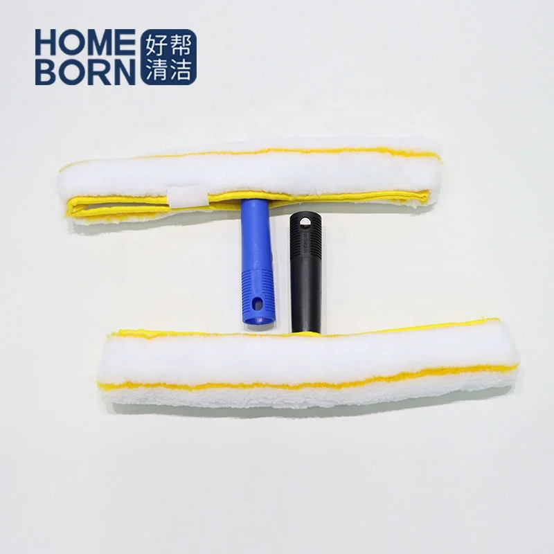 Xingtai new arrival window cleaning tools with polyester microfiber fabric and plastic handle