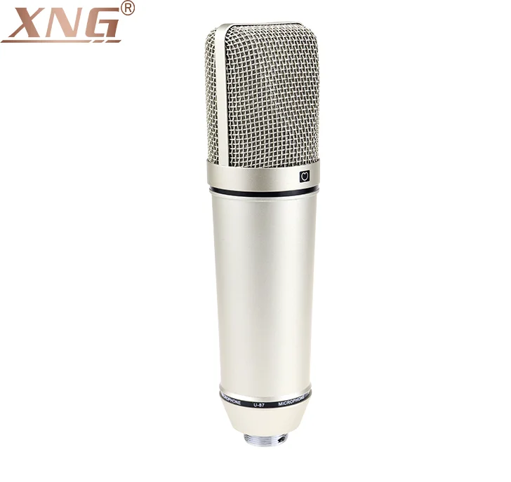 
High Quality Condenser Microphone U87 for Professional Live Streaming Broadcast 