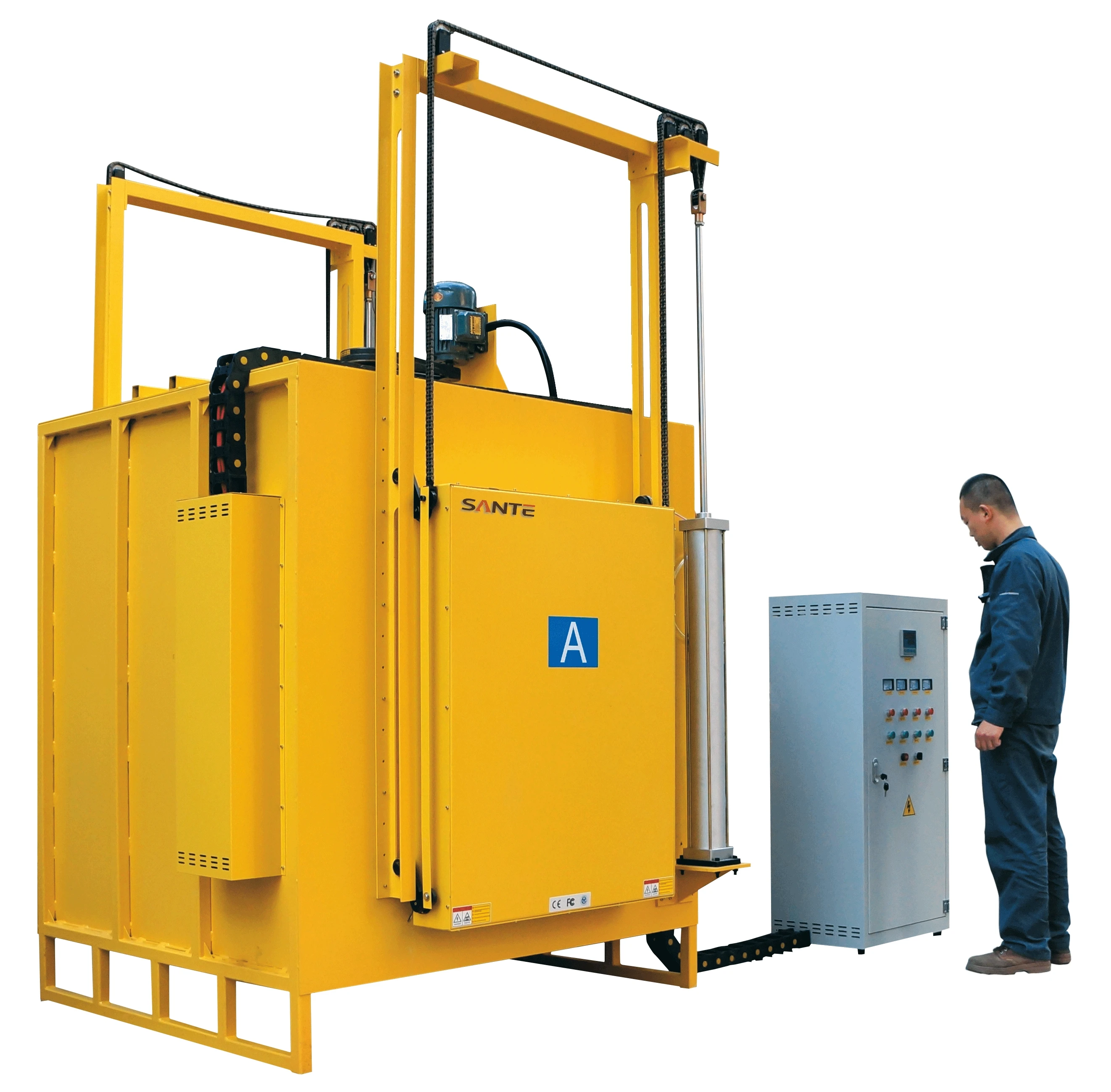 Electrically Heated Forced Convection Chamber Furnace