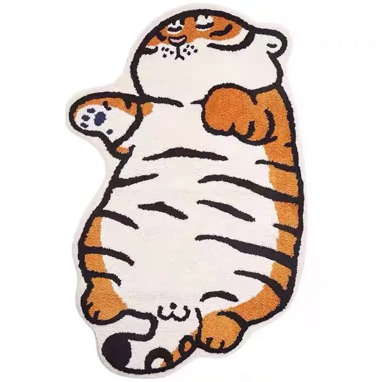 doormat rug circle kids shaggy carpet tiger and anime area rugs living room rugs large anime products
