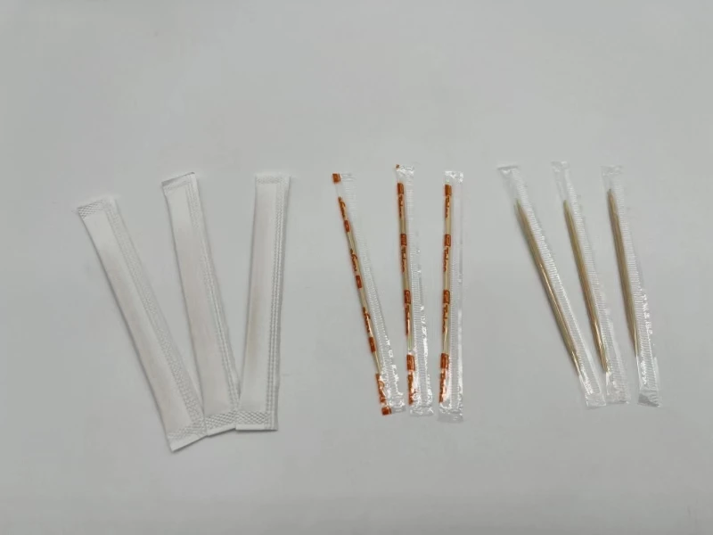Wood toothpick Biodegradable Cello Toothpick Opp plastic Bag  Individual Packing Cello Plastic Wrapped  BambooToothpick