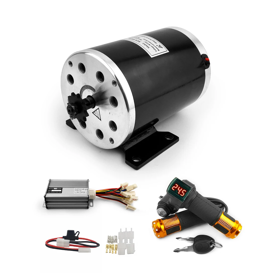 L-faster 36V 48V 1000W Electric Go Kart Bicycle Scooter Brushed Motor Electric Bike Kits