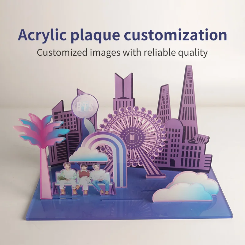 Высокое качество пользовательские акриловые Standee UV печатные Мультяшные Аниме фигурки дисплей стенд