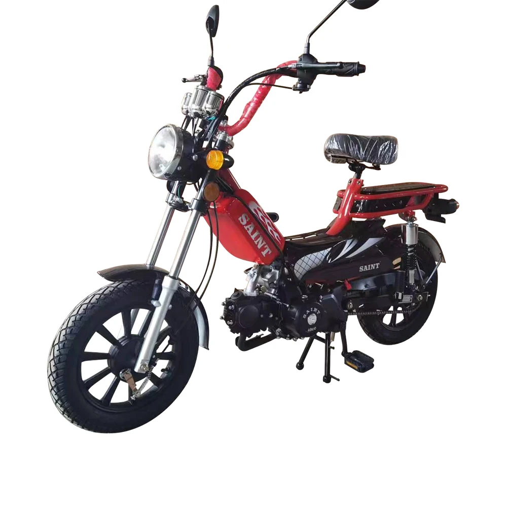Brand New gasoline motorcycle 49cc 50cc 110cc Moped popular motorbikes with Seat Cushion Mini Fuel powered motorcycle