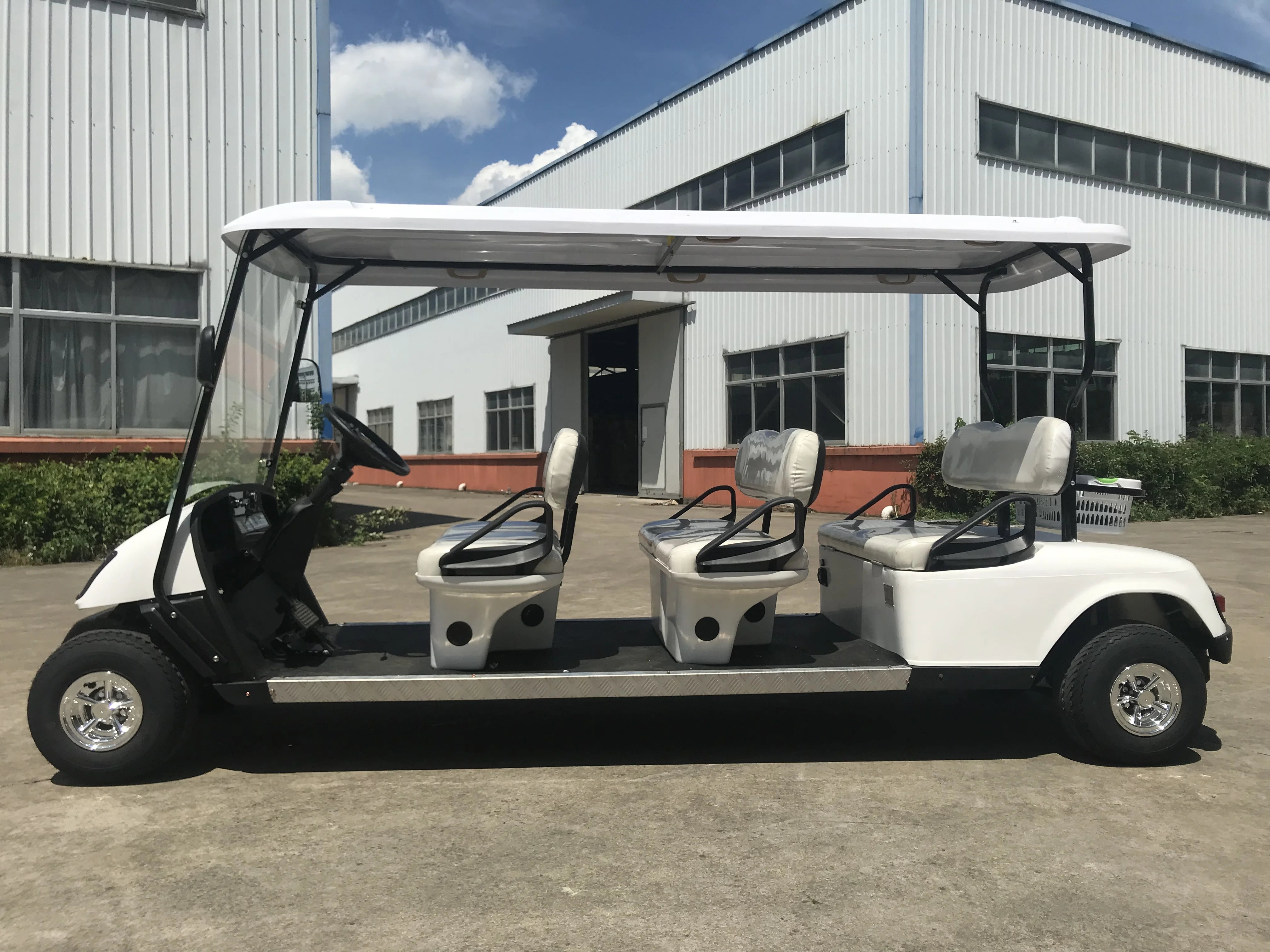 
New Environmental 6 Seater Cheap Battery Powered Gas Golf Cart 