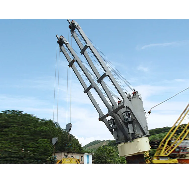 Marine deck cargo crane 20ton 180ton ship marine crane