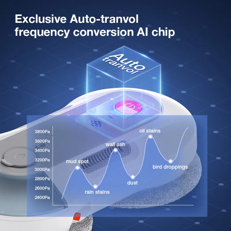 Household Electric Automatic Moving Cleaner Remote Control Water Spray Intelligent Robot Window Cleaning With APP Control