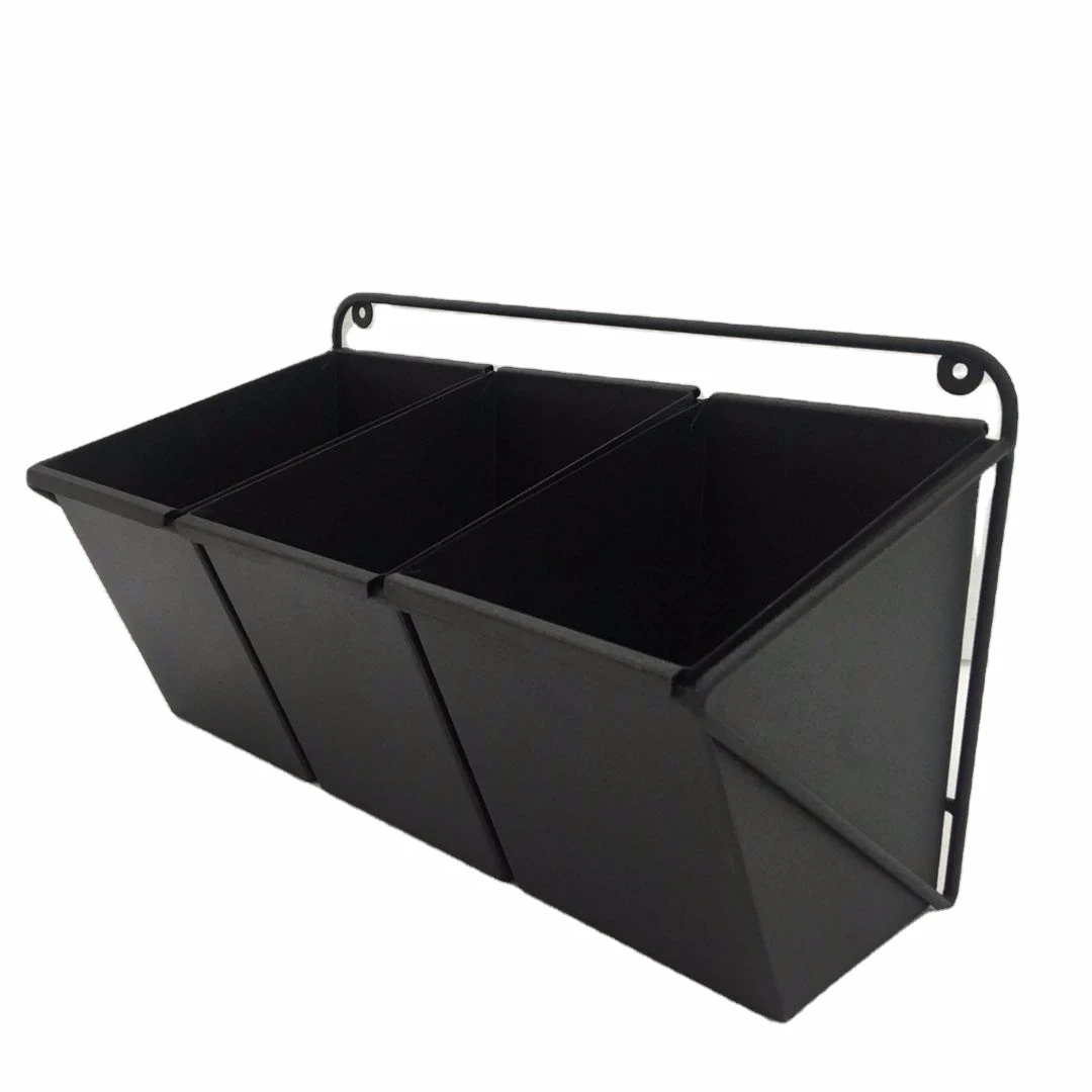 factory wholesale Garden Home Metal Mini Bucket Vase Planter Galvanized Iron Flower Herb Flower Pot elevated