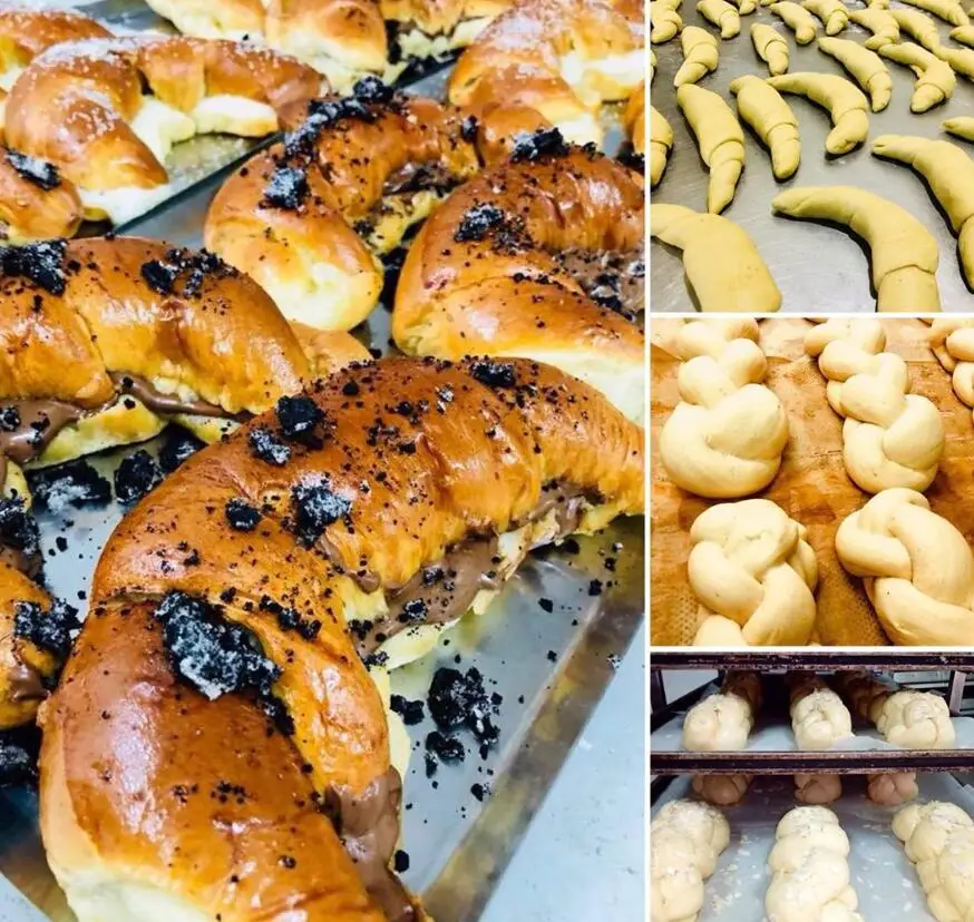 2 layers 4 trays cookie cake bread maamoul biscuits deck oven electric gas pizza baking oven