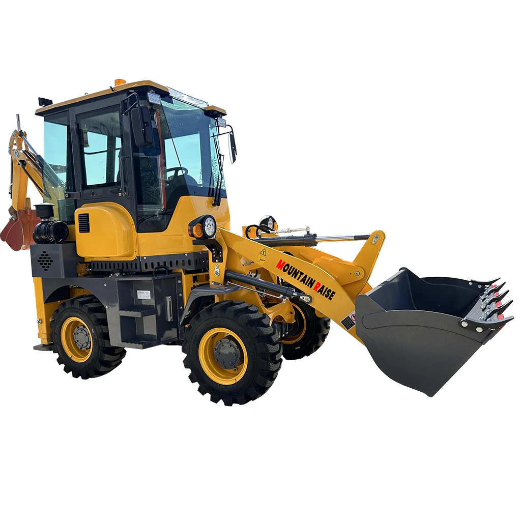 compact backhoe tractor loader backhoe 4x4 3 ton 1.5 ton backhoe loader price with air condition