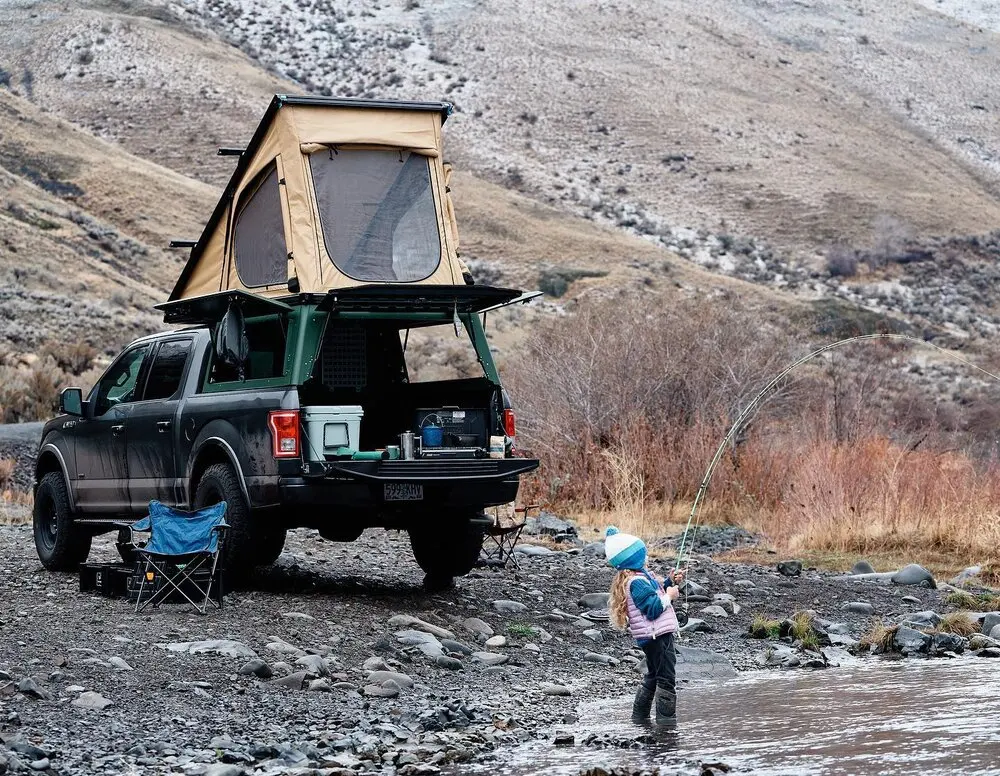 Kindle Overland пикап Алюминиевый Грузовик кемпер навес с