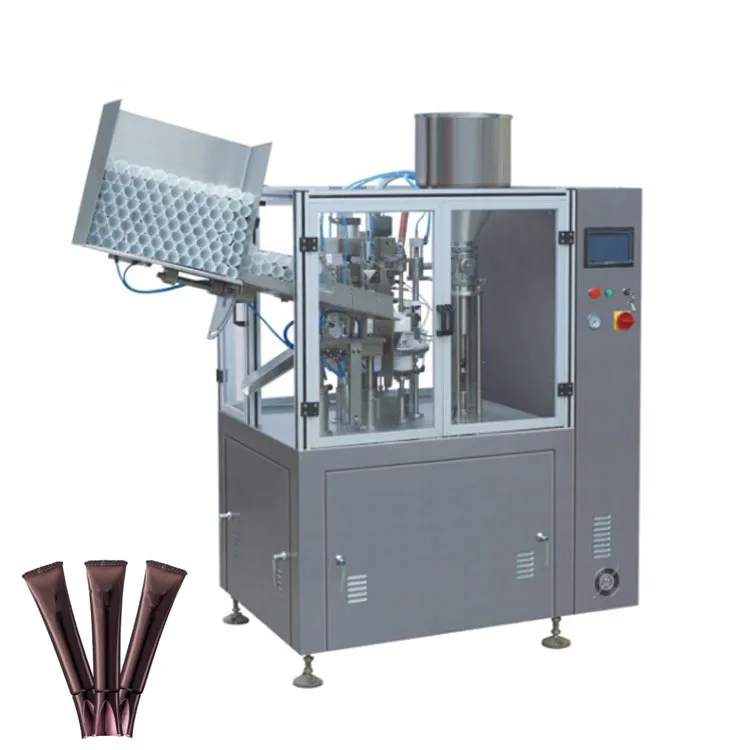 automatic plastic tube filling and sealing machine for cosmetics cream