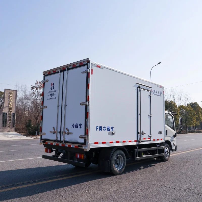 New 4x2 Drive Type Condition 4x2 Refrigerated Truck with Thermo King Cooling System for Ice Cream Meat Fish Transportation