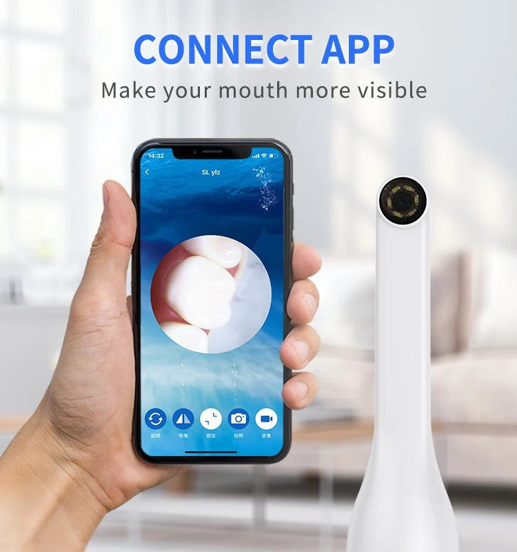 Зубная щетка с камерой