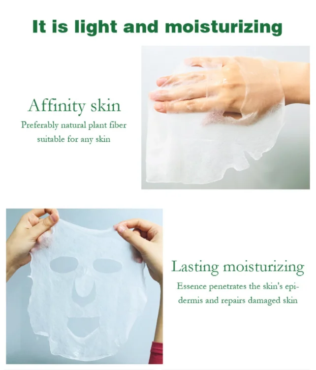 Hot Selling Private Label Moisturizing Hydrating Face Mask Sheet Aloe Vera Facial Mask