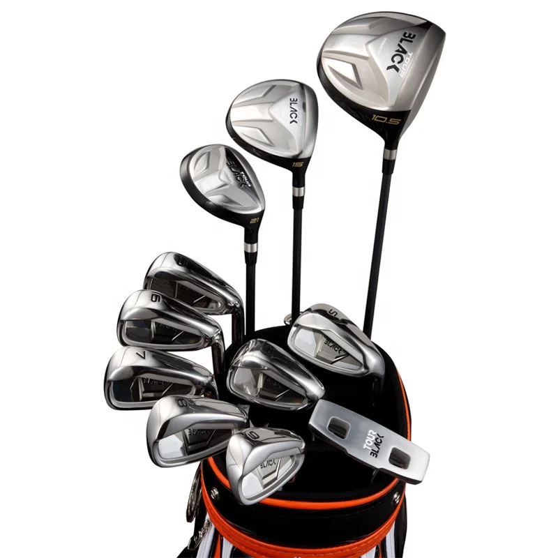 
Factory Direct Tour Black Set Titanium Professional Complete Golf Clubs Set 