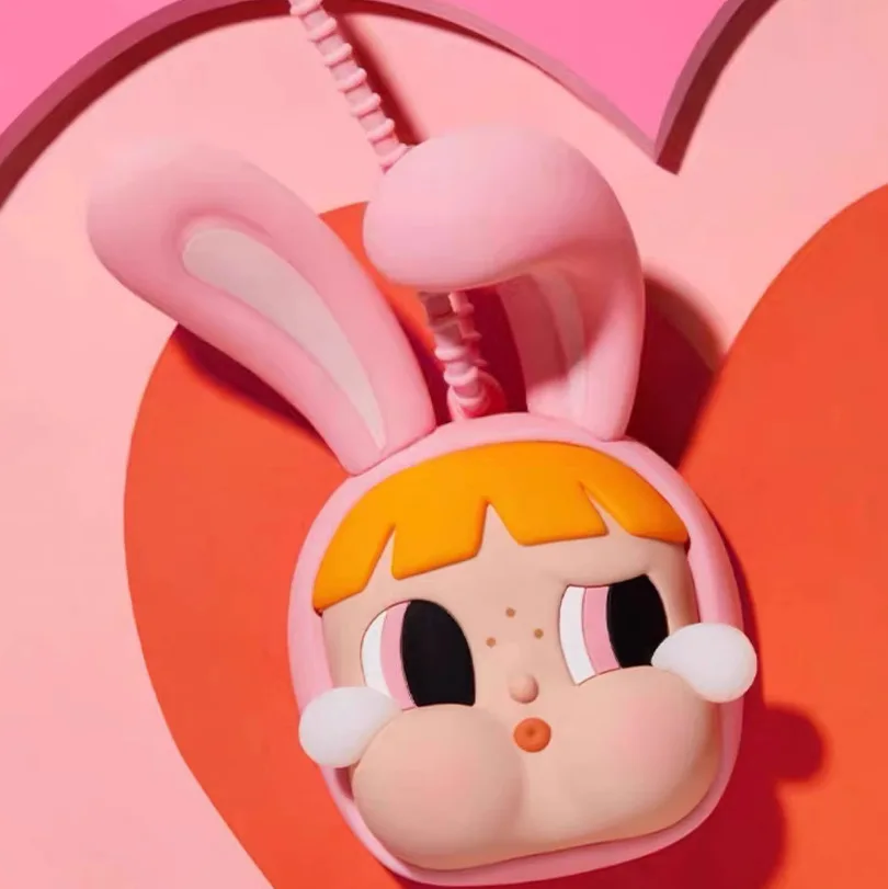 POPMART Bubble Mart CRYBABY Girls Mirror Pendant Gift Trend Key Pendant