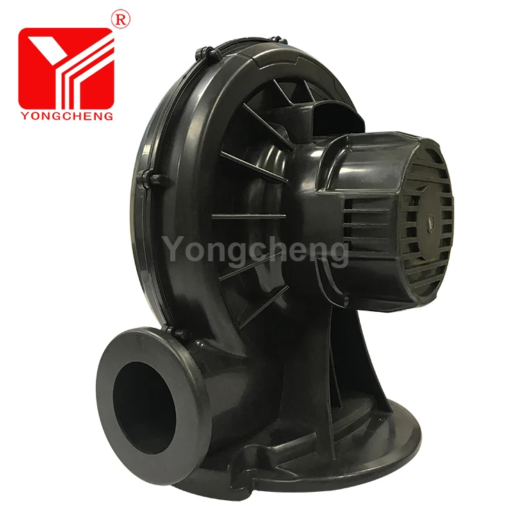 Plastic ac backward curved centrifugal fan for inflatables