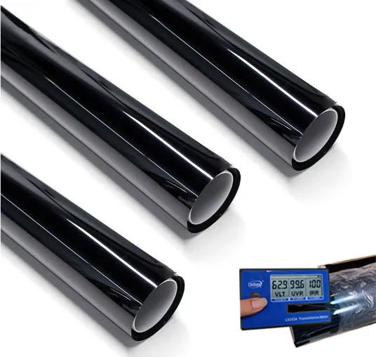 Factory price 5% - 70% Solar Nano Carbon Film Window Tint Heat Block Car Film for Auto