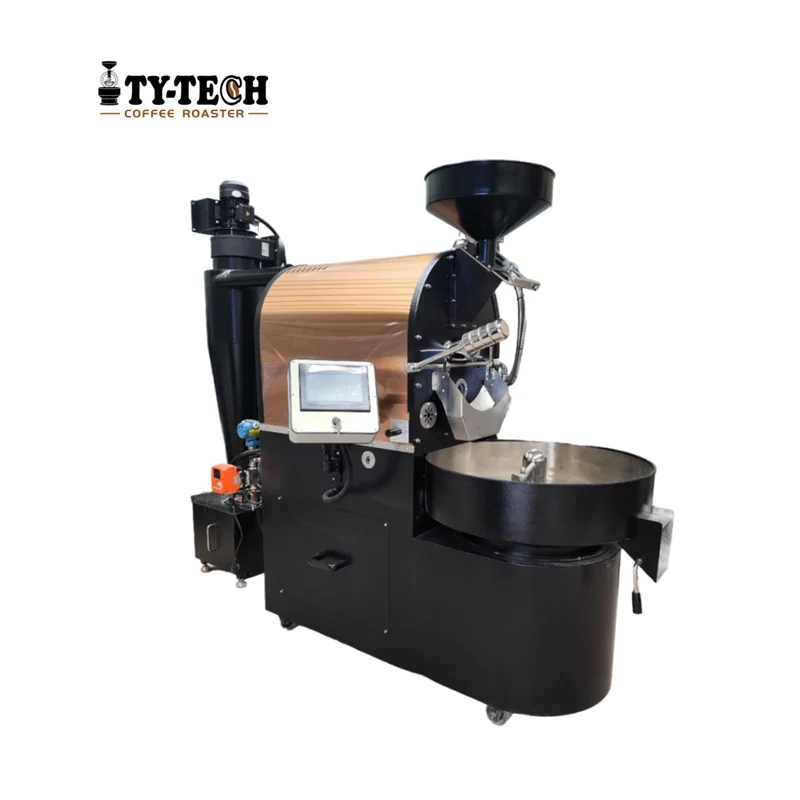 Заводская TY-TECH, промышленная машина для обжарки кофейных зерен, 5 кг, 6 кг, 10 кг, 12 кг