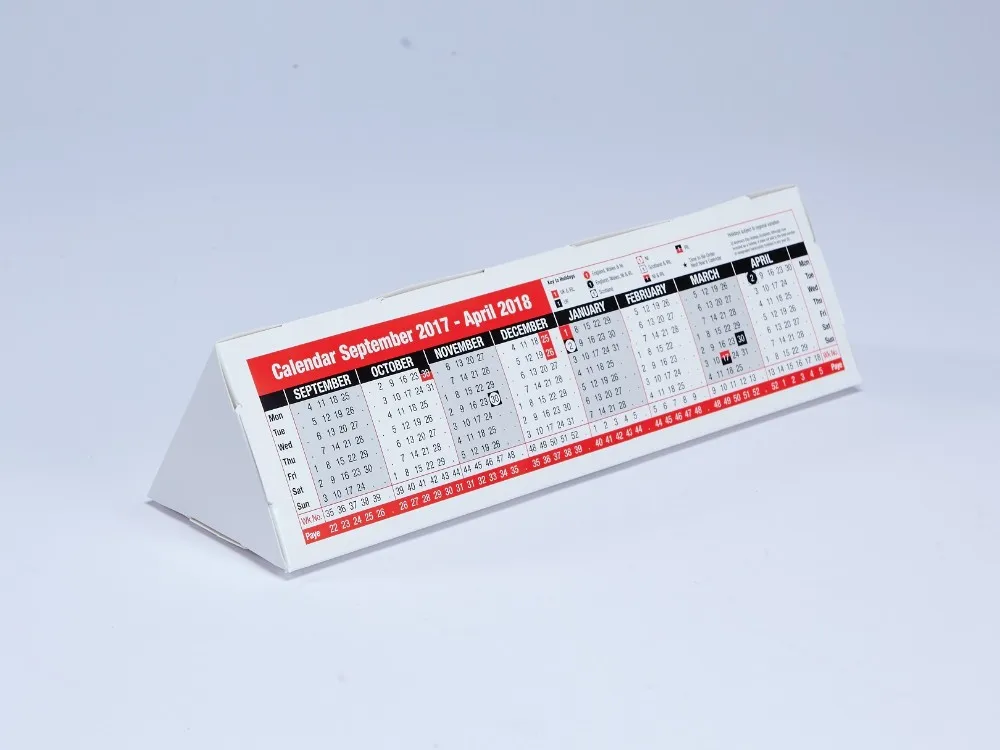 Custom OEM design coloring cartoon daily Tear off calendar printing