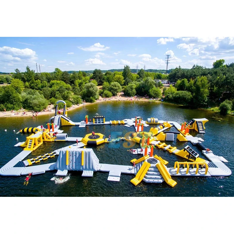 Floating Inflatable Water Park Inflatable Water Park Obstacle Course Inflatable Kids Water Park