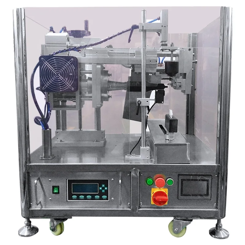 Horizontal type ultrasonic strip tube sealing welding machine