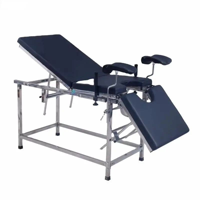 GE-4 Hot mobile, separable, adjustable multi-functional stainless steel maternity bed obstetric gynecological examination table