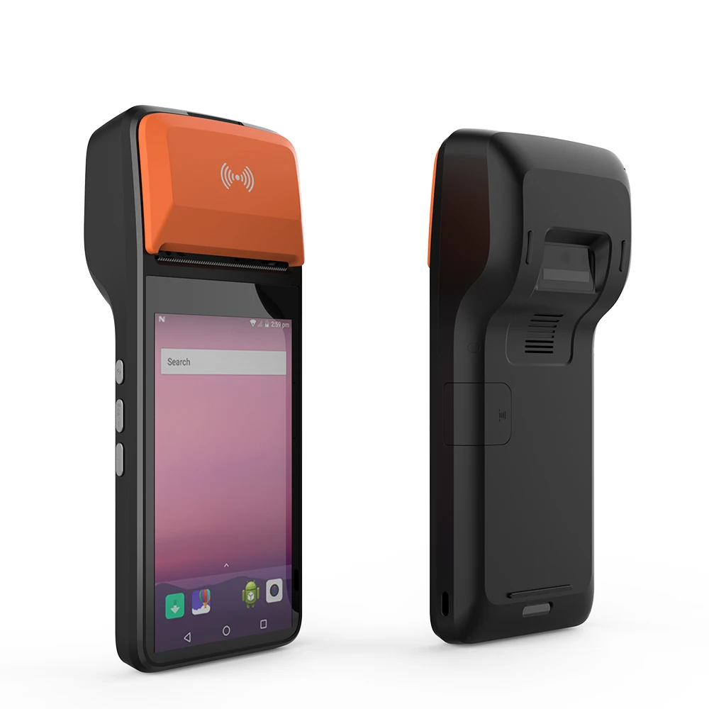 3G POS 5MP камера Android портативный терминал с 58 мм принтером R330C