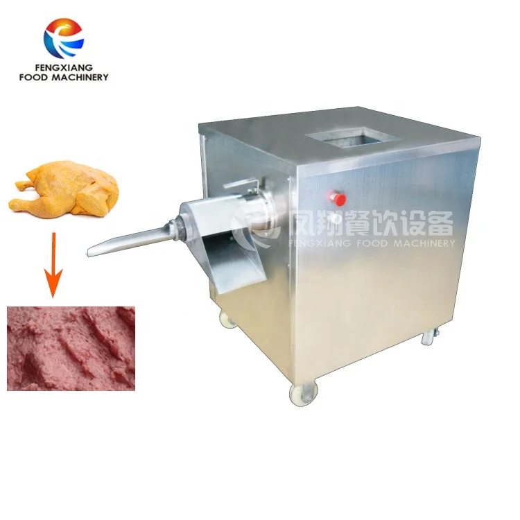 Poultry processing industry bone meat separating and cutting machine