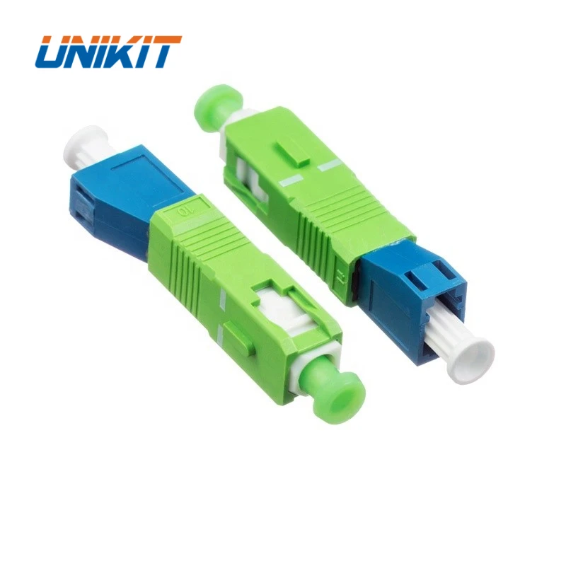 Cost Effective Fiber Optic Adaptor SC Male To LC Female Single-mode Simplex Fiber Optic Hybrid Optical Adapter Converter